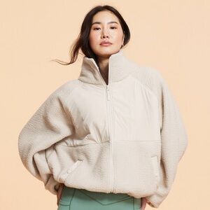 NWT! Target X Blogilates Women's Campfire Fleece Full Zip Jacket Size XS